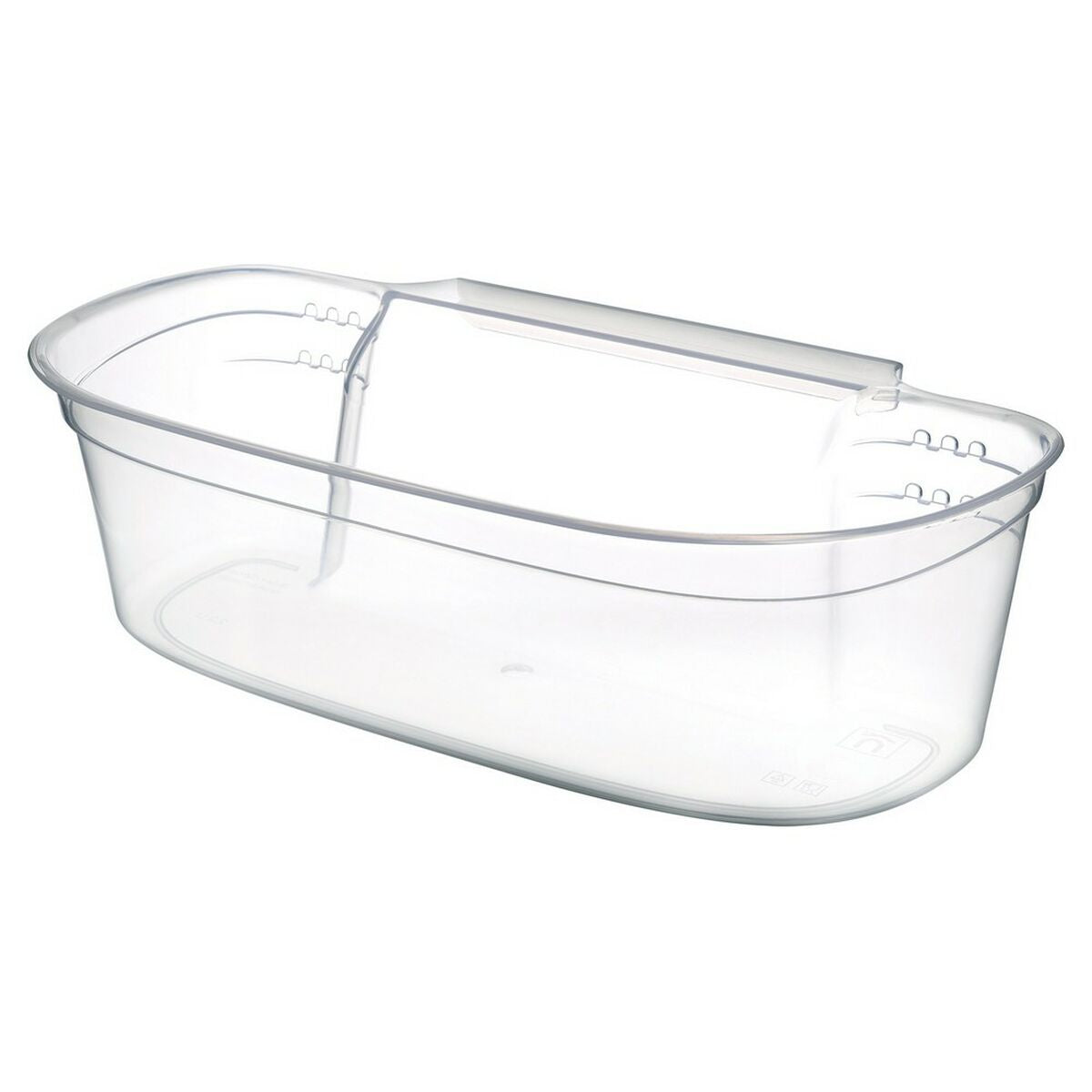 Rubbish Bin Gondol_G-550 Transparent Weiß Kunststoff – Produktbild 1