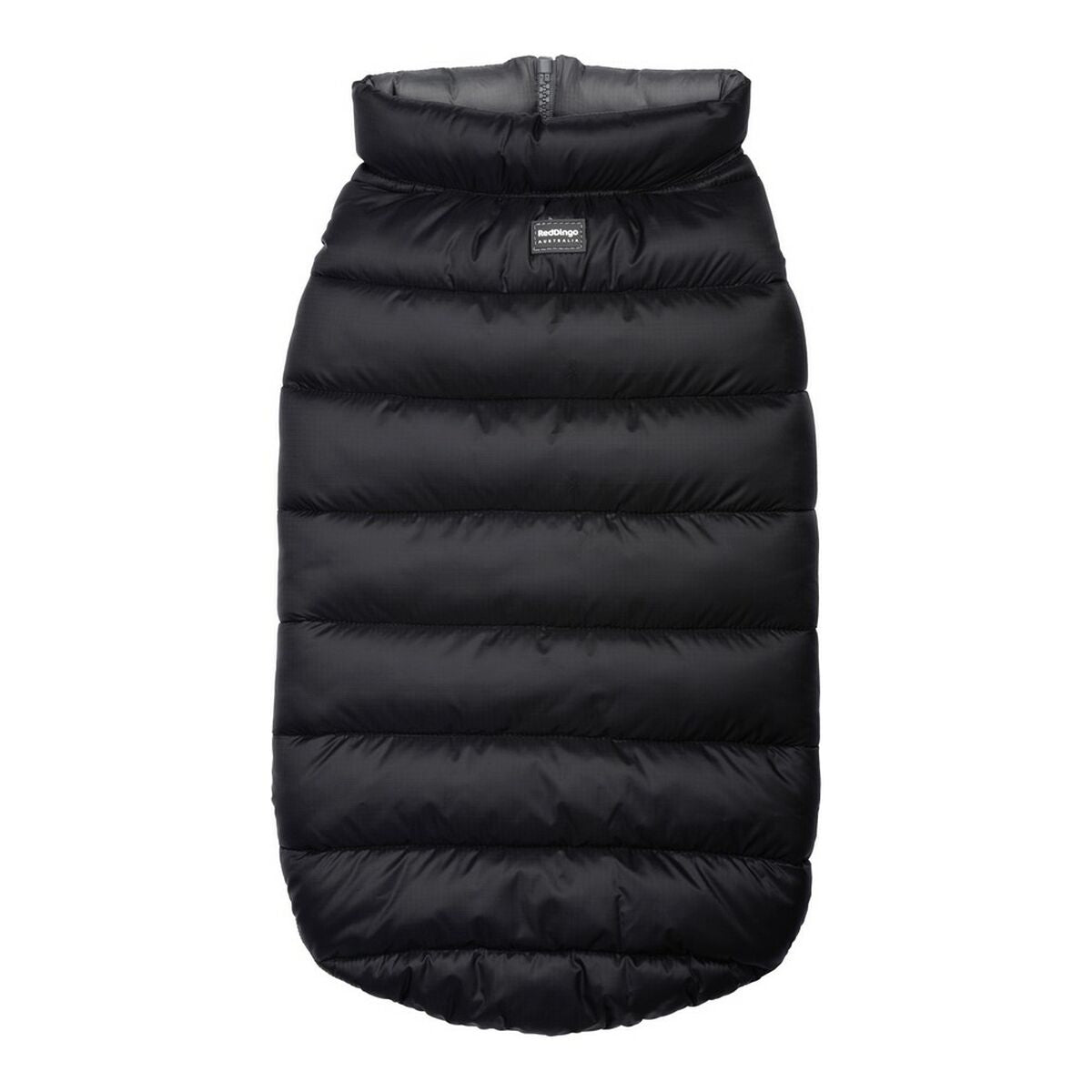 Hundemantel Rot Dingo Puffer Schwarz/Grau 25 cm – Produktbild 1