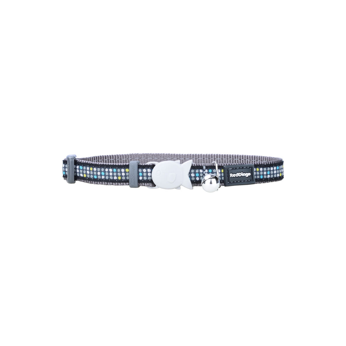 Katze Collar Red Dingo Modern on Cool 20-32 cm Grau