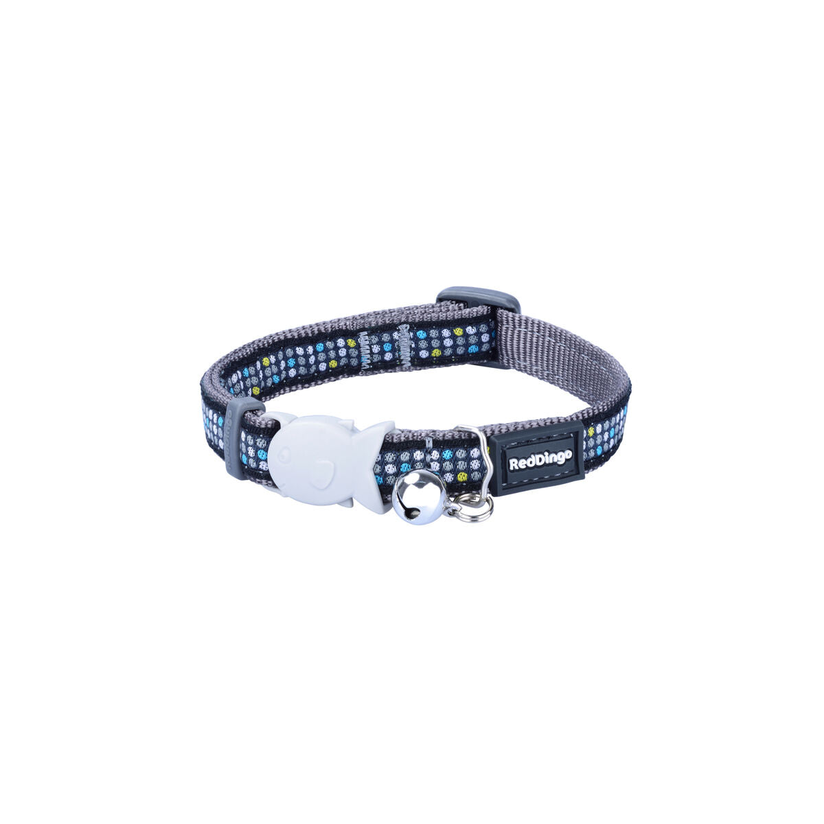 Katze Collar Red Dingo Modern on Cool 20-32 cm Grau