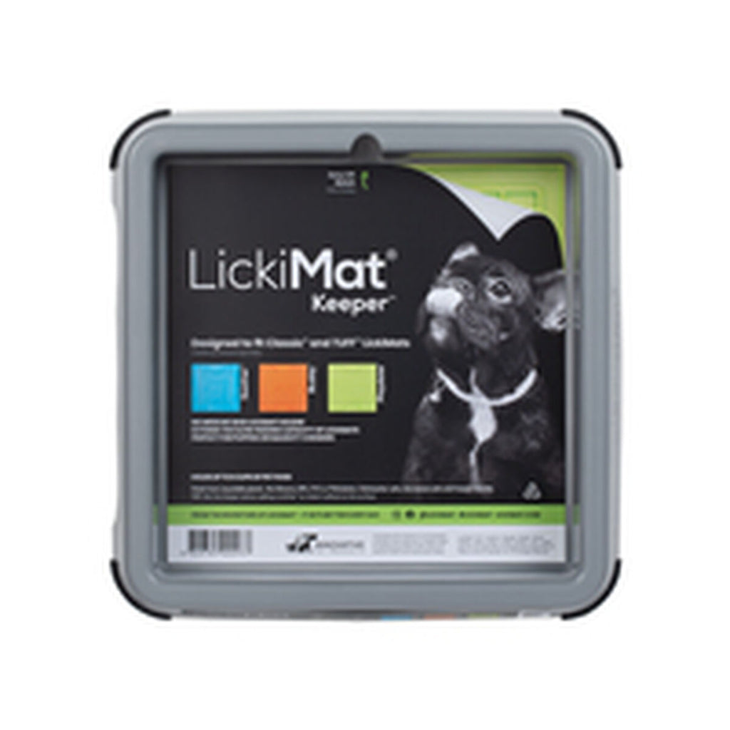 Lickimat Hund Feeder Indoor Keeper Grau Polypropylen