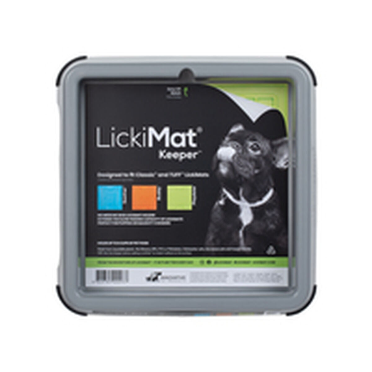 Lickimat Hund Feeder Indoor Keeper Grau Polypropylen