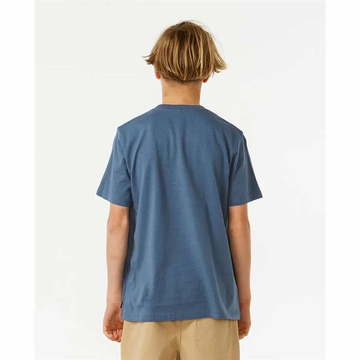 Rip Curl Kinder-Kurzarm-T-Shirt Lost Island Blau – 6 Years