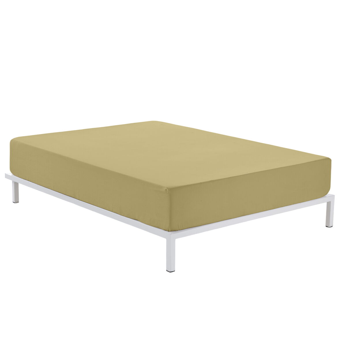 Fitted sheet Alexandra House Living Sand 150 x 200 x 30 cm – Produktbild 1
