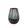 Vase Romimex Blau Schwarz Keramik