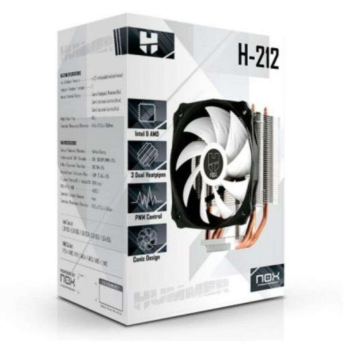 Nox-Xtreme Ventilator & Heat Sink H-212