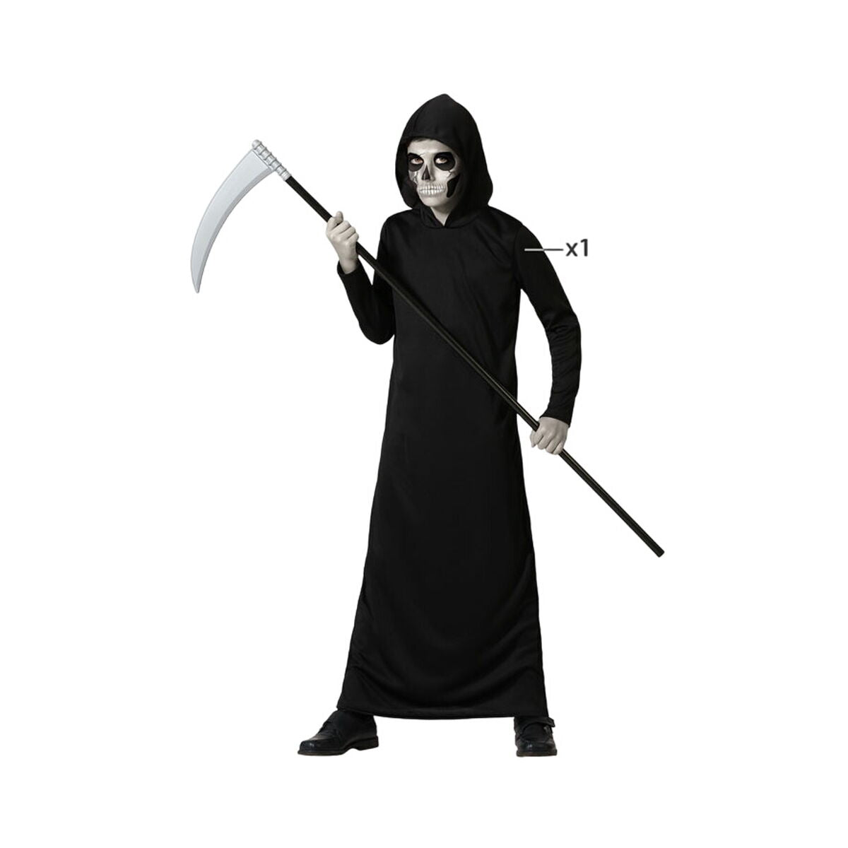 Costume for Adults Schwarz Kinder's Halloween – Produktbild 1