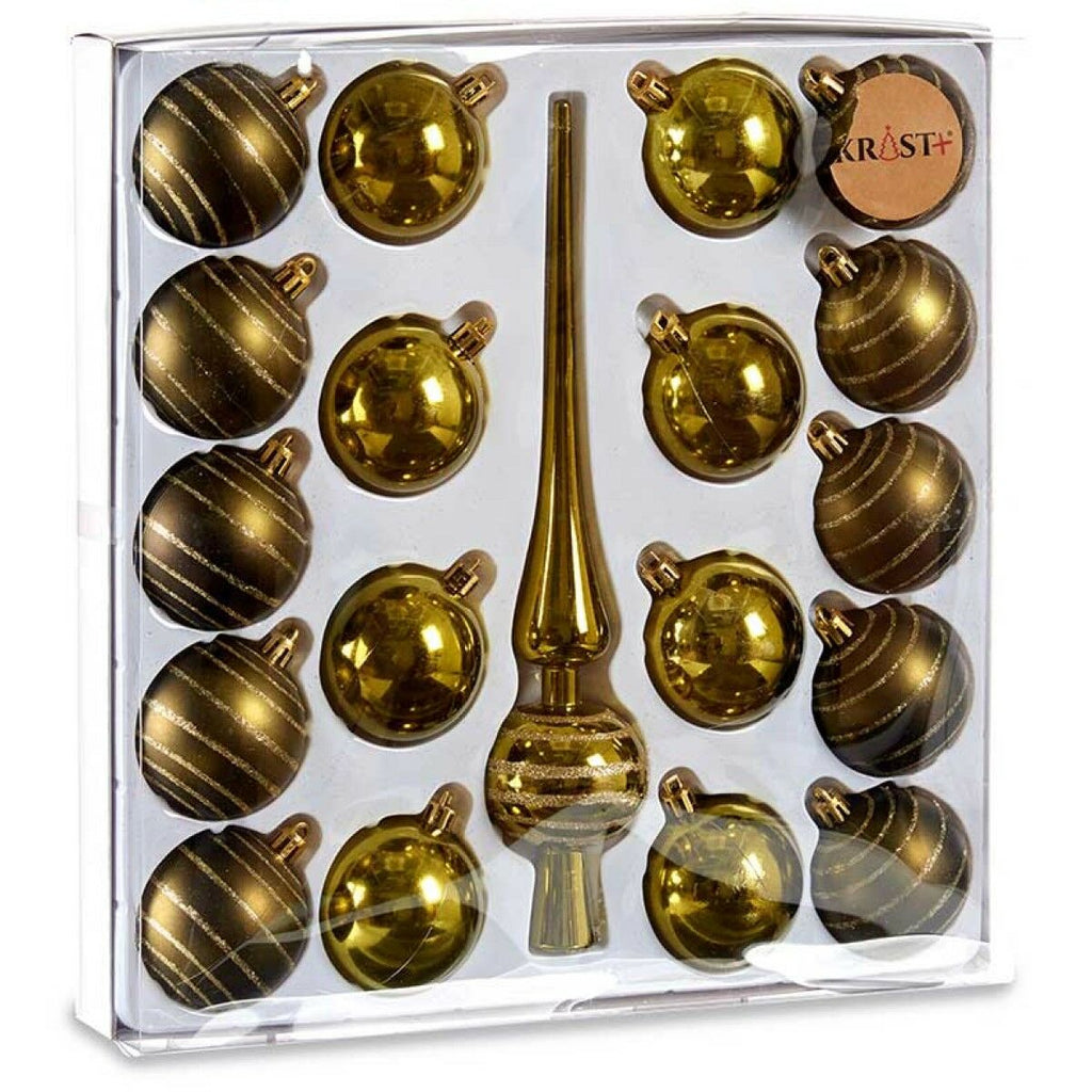 Krist+ Weihnachtskugel Grün PVC Hängedekoration