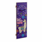 Gift Decor Wanduhr Llama – Lila