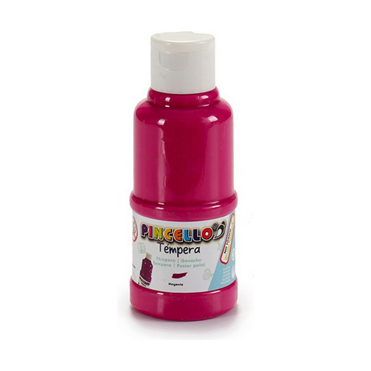 Tempera Pincello Magenta 120 ml (12 Stück) – Produktbild 1
