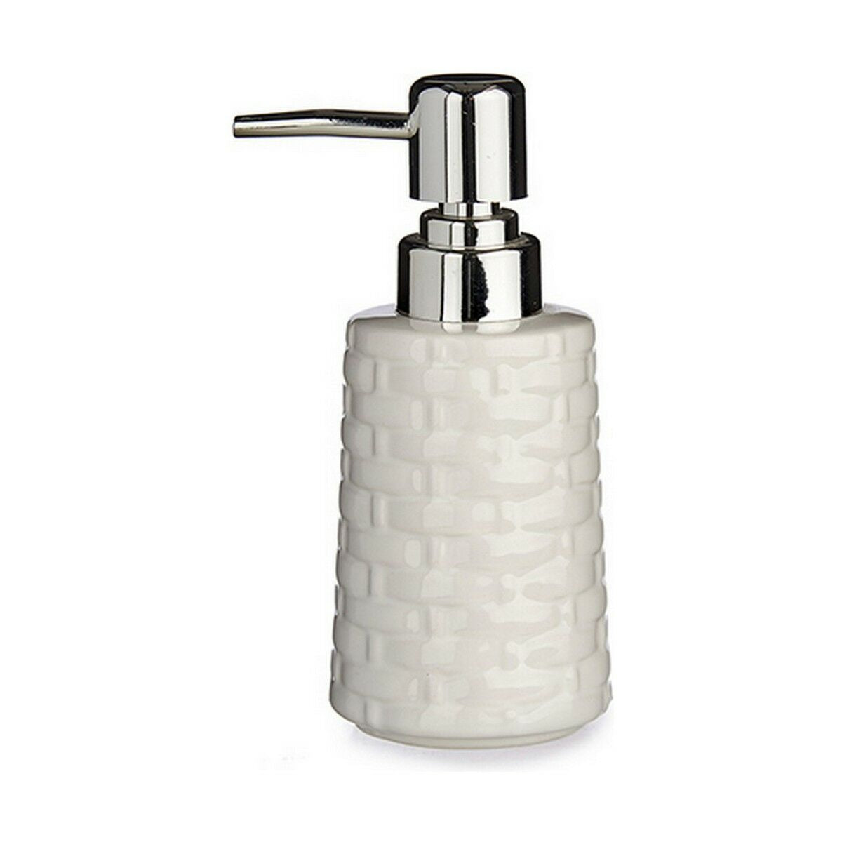 Soap Dispenser Berilo Weiß Silberfarben Ceramic 150 ml (6 Stück) – Produktbild 1