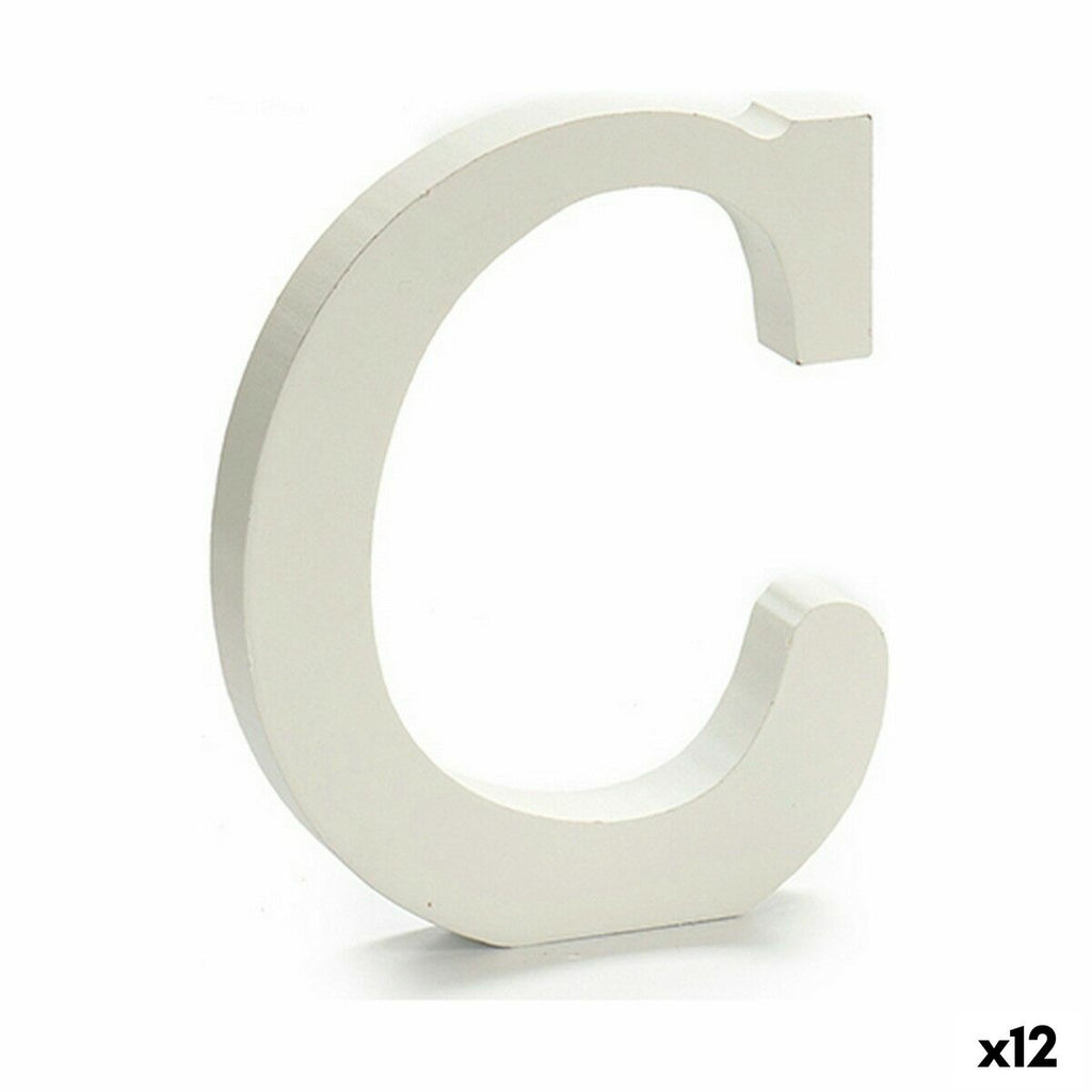 Pincello Buchstabe C Weiß
