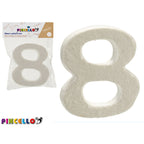 Pincello Number AR1607070 Number 8 Polystyrol