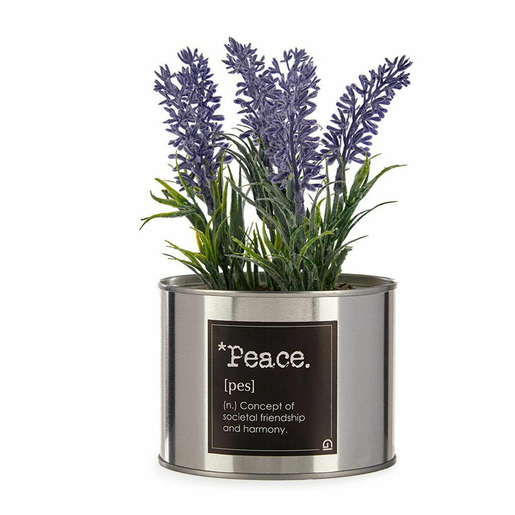 Ibergarden Dekorativ Plant Metall Kunststoff Can Lavendar