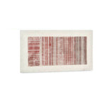 Gift Decor Leinwandbild Weiß Rosa Stripes mit relief