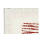 Gift Decor Leinwandbild Weiß Rosa Stripes mit relief