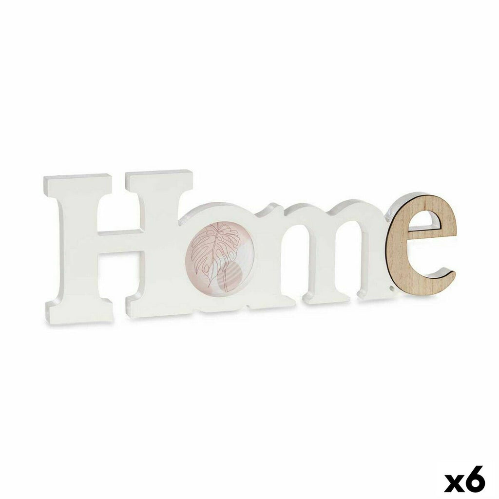Gift Decor Bilderrahmen Home Weiß Braun MDF Holz