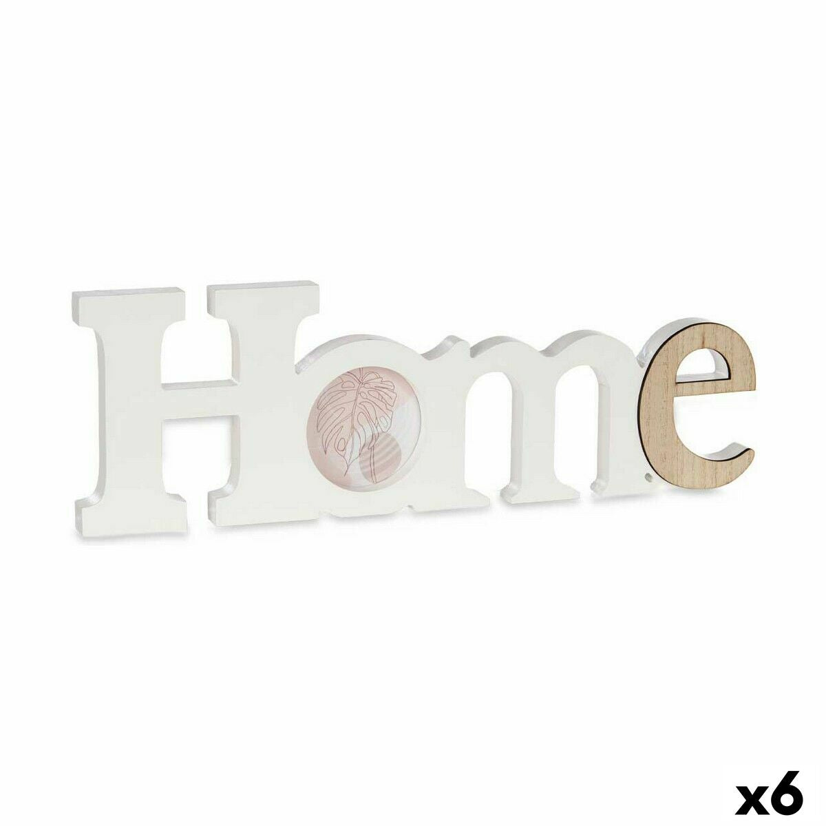 Gift Decor Bilderrahmen Home Weiß Braun MDF Holz