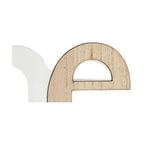 Gift Decor Bilderrahmen Home Weiß Braun MDF Holz