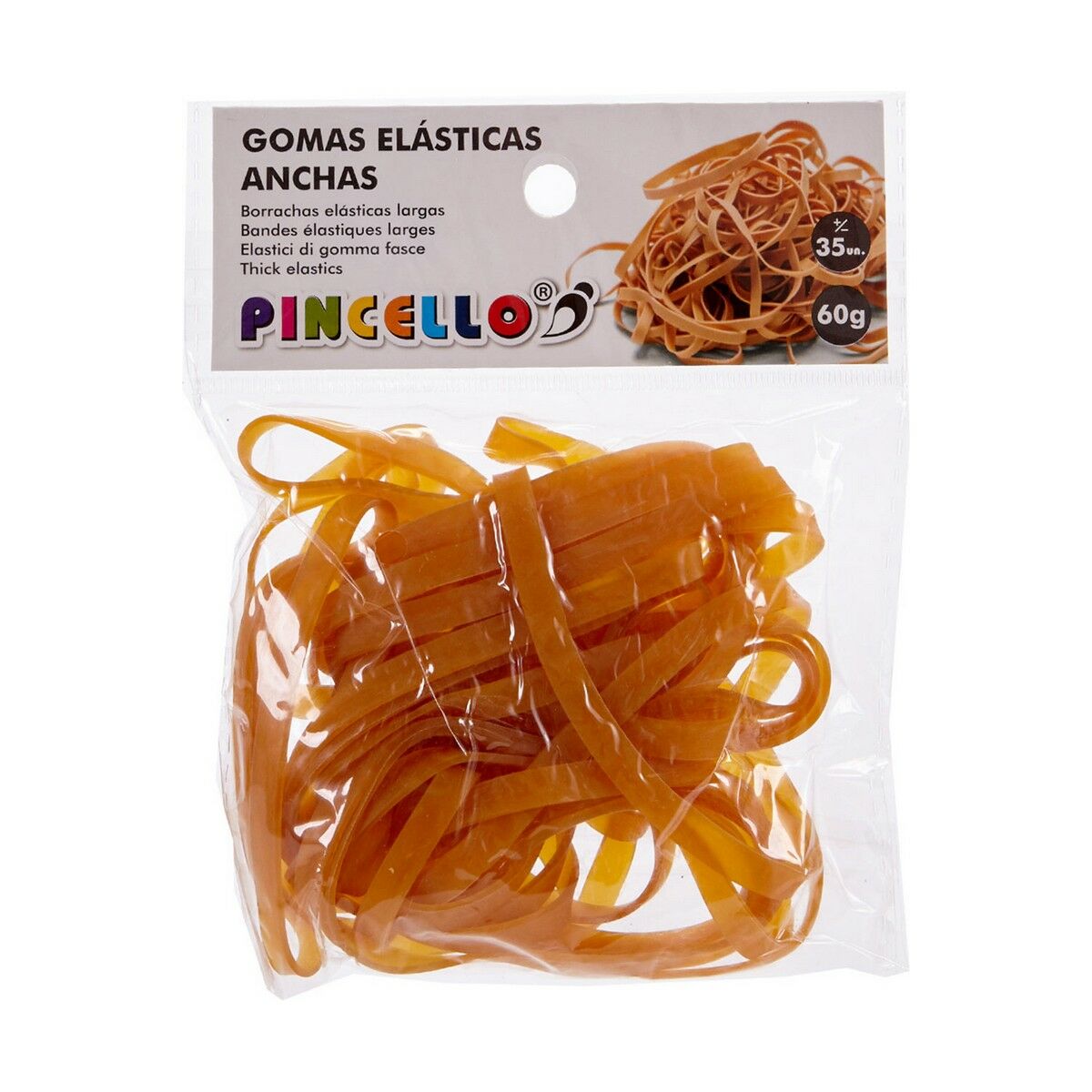 Pincello Elastic bands Gelb Broad