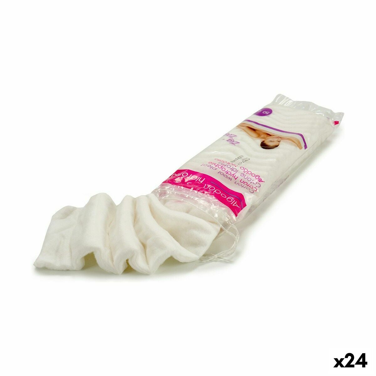 Baumwolle 50 g Weiß (24 Stück) – Produktbild 1