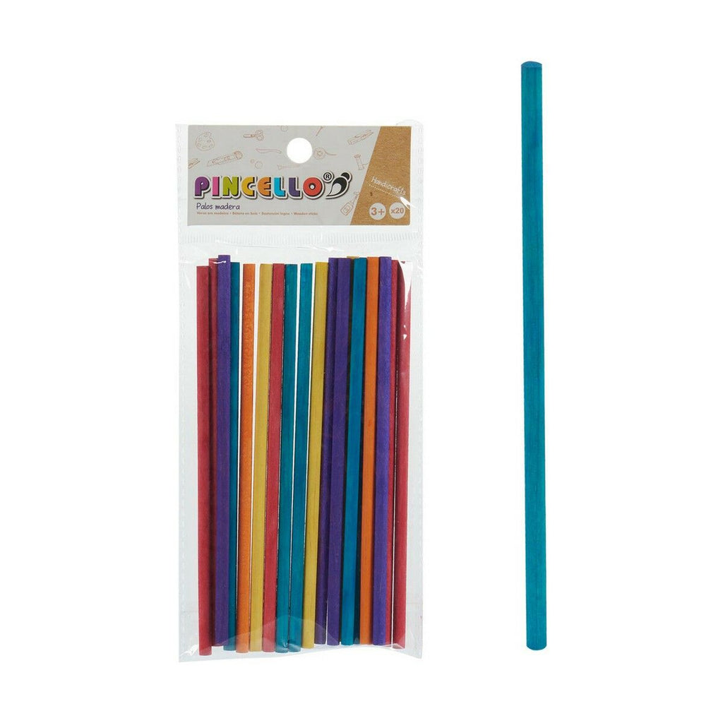 Pincello Sticks Mehrfarbig Holz Handicrafts