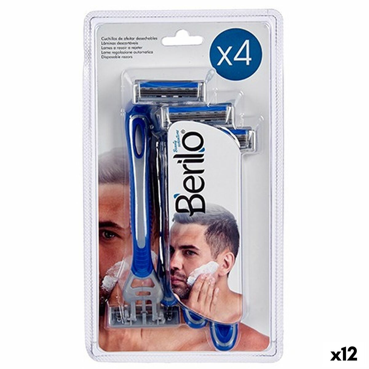 Disposable Razor Berilo 4 Teile (12 Stück) – Produktbild 1