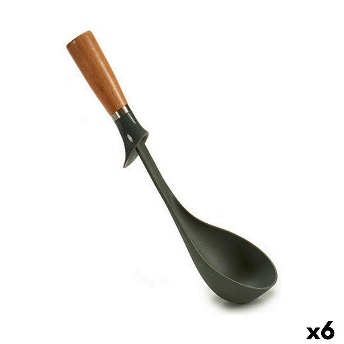 Ladle Braun Grau 11 x 33 x 8,5 cm (6 Stück) – Produktbild 1
