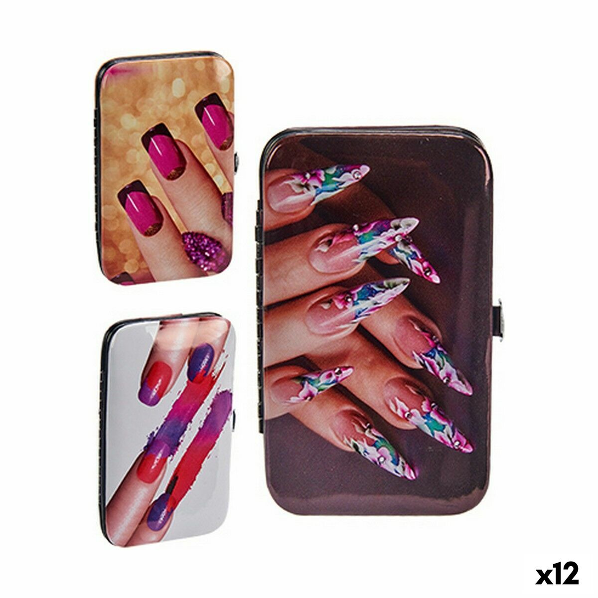 Manicure Set Kunststoff Nails (12 Stück) – Produktbild 1