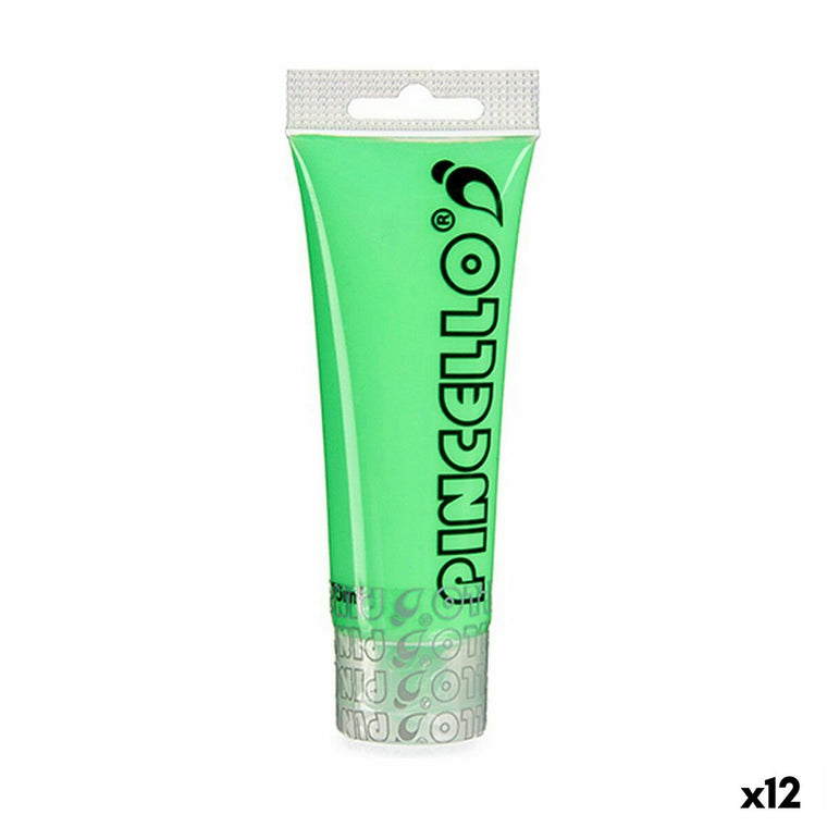 Acrylic paint Pincello Neon Grün 75 ml (12 Stück) – Produktbild 1
