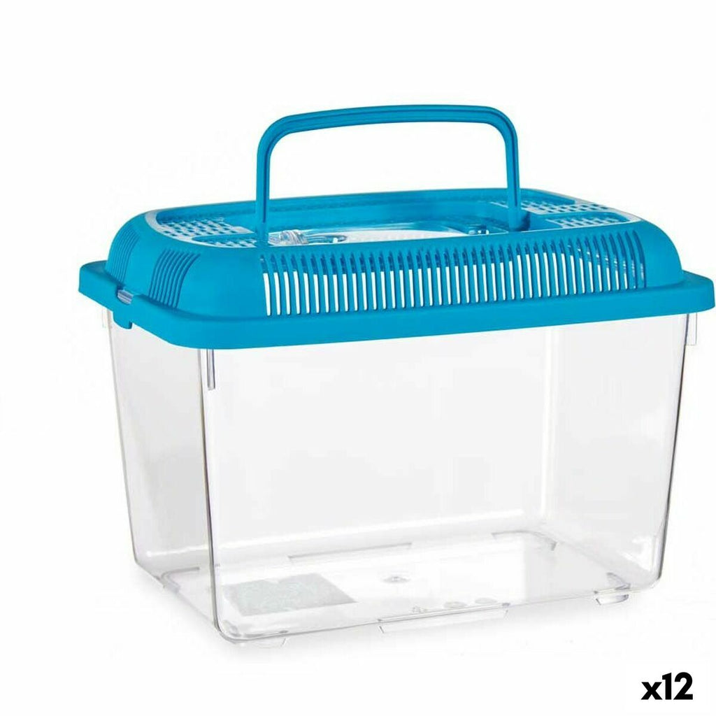 Mascow Fish tank Blau Kunststoff 3 L 17 x 16 x 24 cm mit Griff Mittel