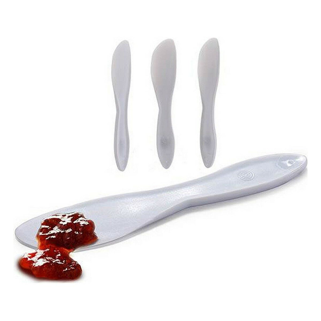 Kinvara Messer Set Weiß Kunststoff