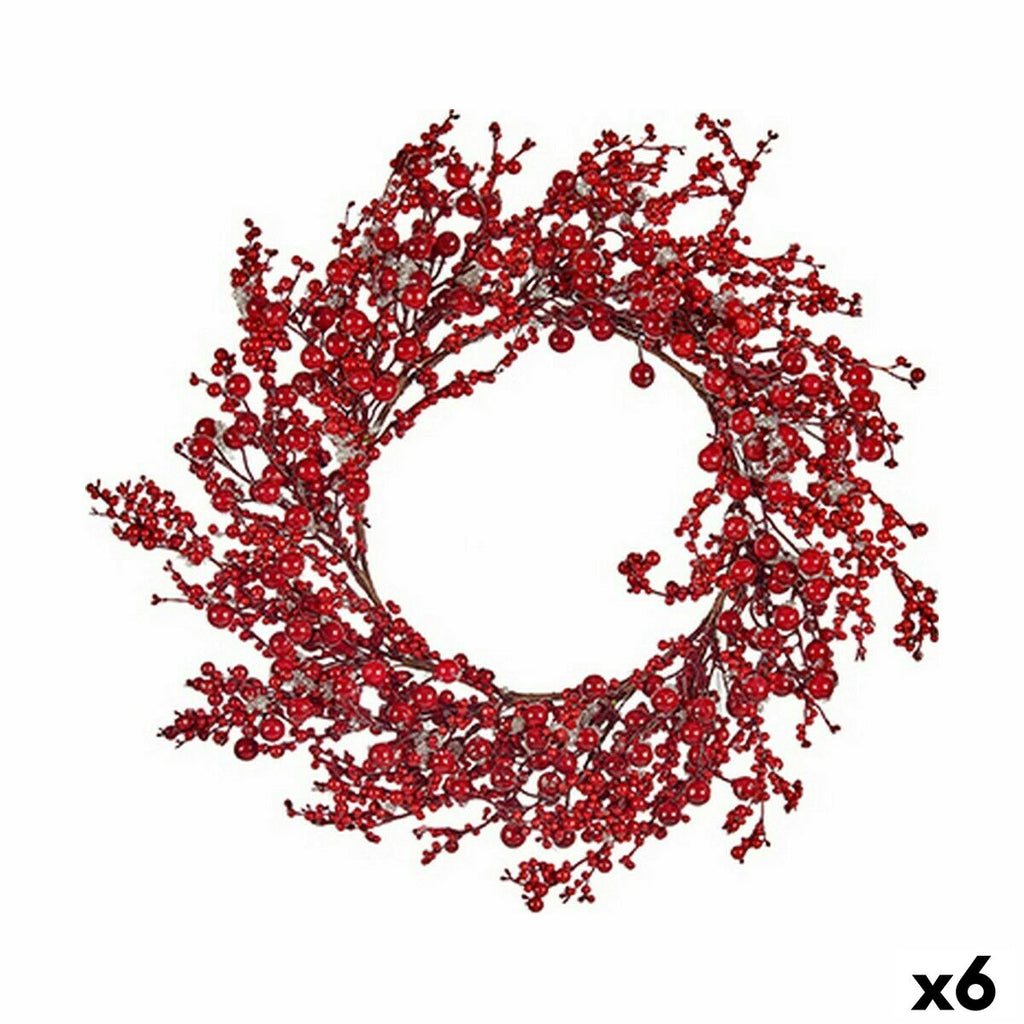 Krist+ Advent wreathe Rot Kunststoff