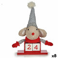 Krist+ Weihnachtskugel Weiß Rot Grau Creme Mouse Calendar