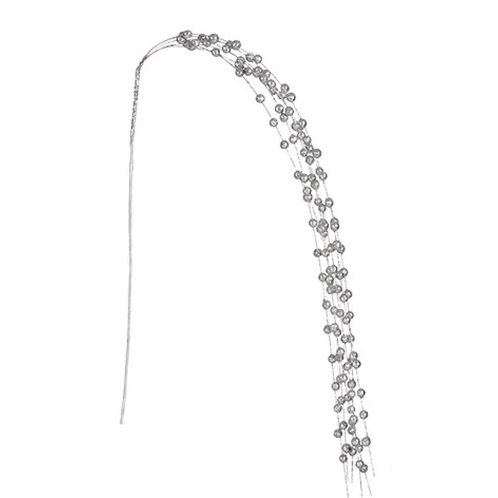 Branch Krist+ Silberfarben Balls 140 cm (12 Stück) – Produktbild 2
