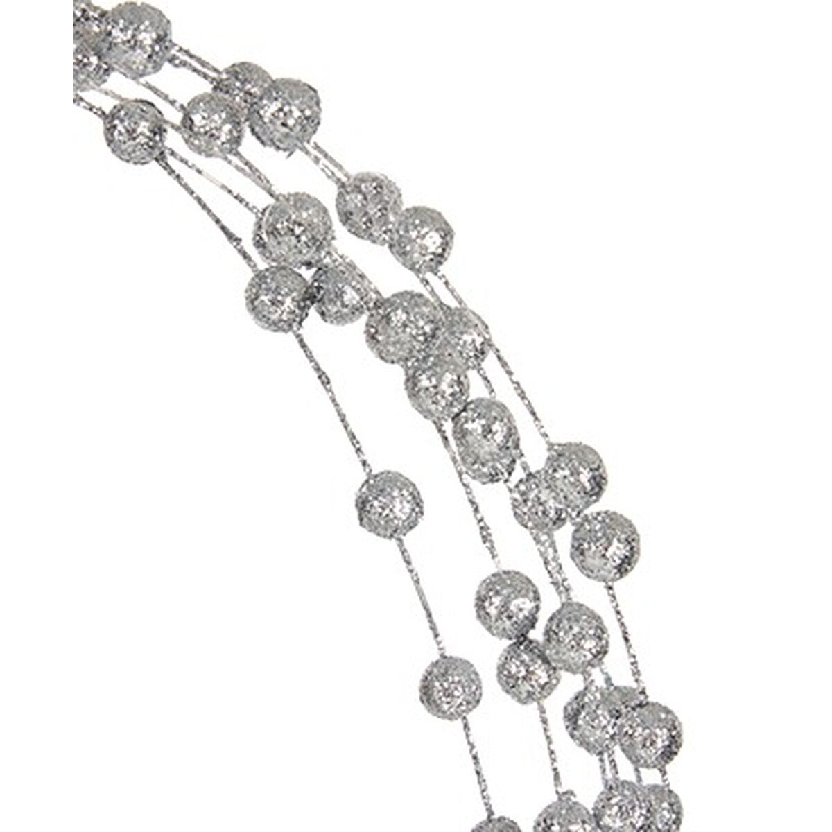 Branch Krist+ Silberfarben Balls 140 cm (12 Stück) – Produktbild 3