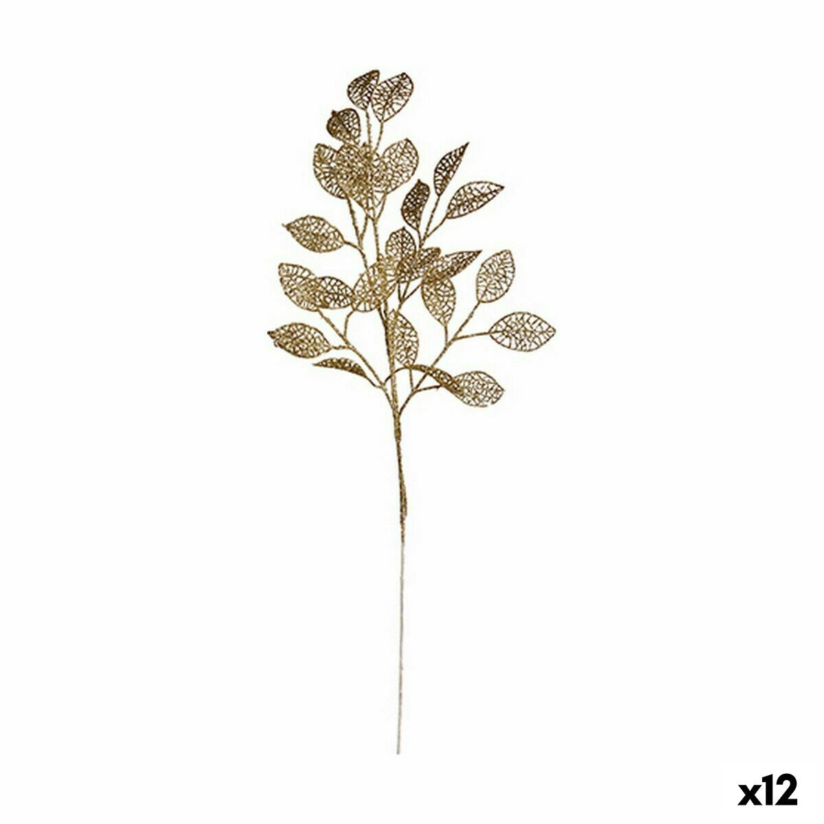 Branch Krist+ Goldfarben Kunststoff 31 x 68 x 2 cm (12 Stück) – Produktbild 1