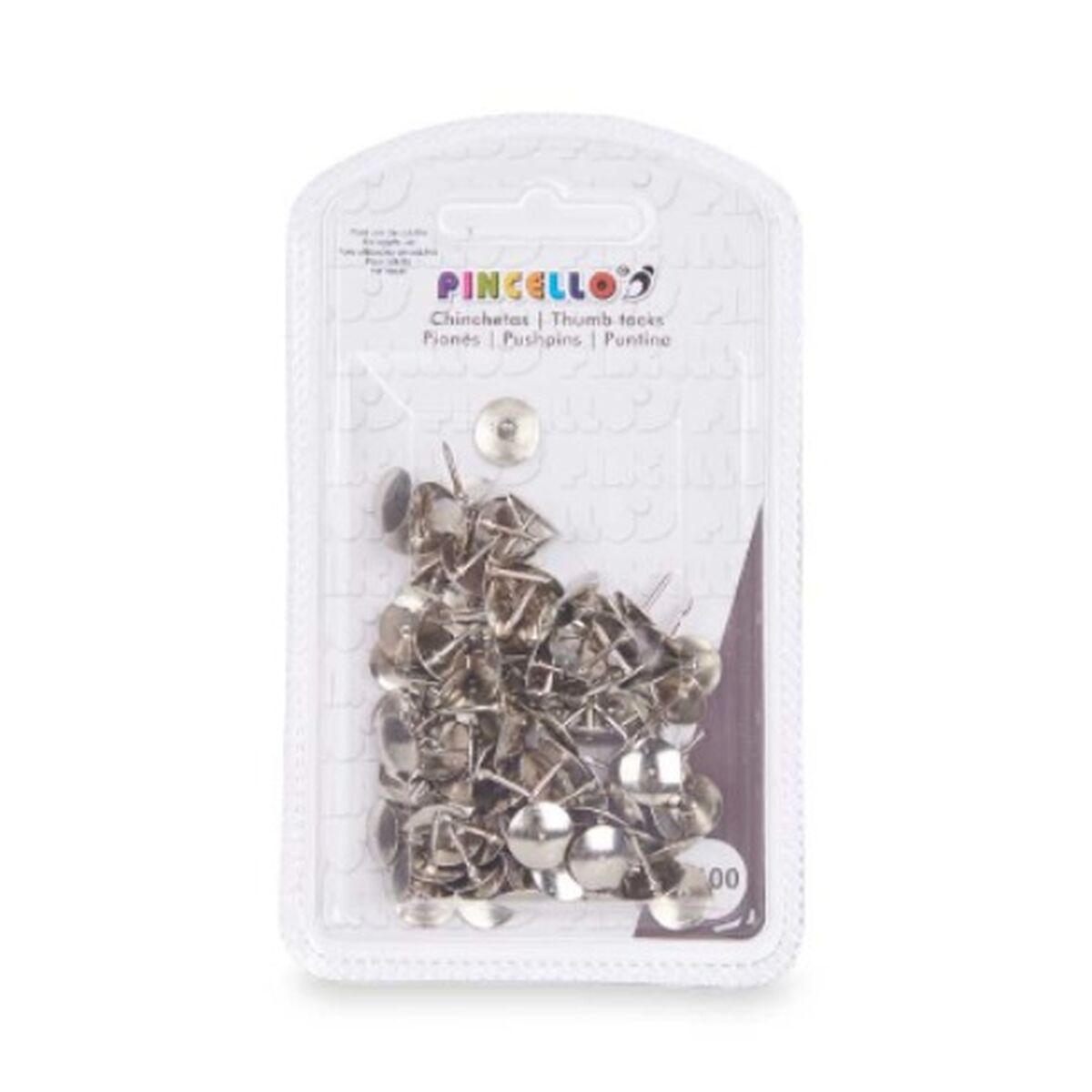 Pincello Drawing pins Silber Metall