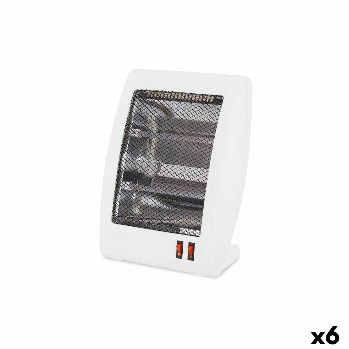 Quartz Heater Argon Weiß 400-800 W (6 Stück) – Produktbild 1