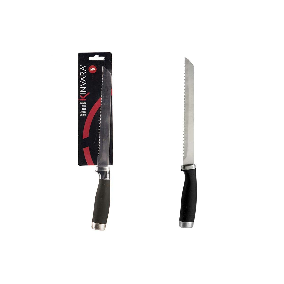 Kinvara Serrated Messer Edelstahl Stahl Kunststoff 20 cm