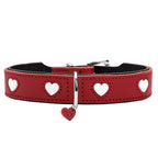 Hund collar Hunter Love Rot XS 24-28 cm