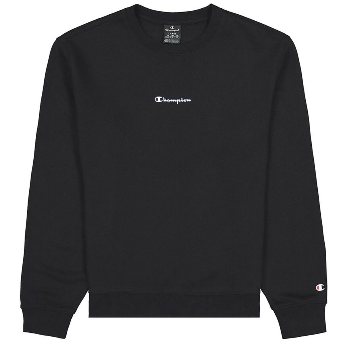 Champion Herren-Sweatshirt without Hood Korb Graphic M Schwarz – XL