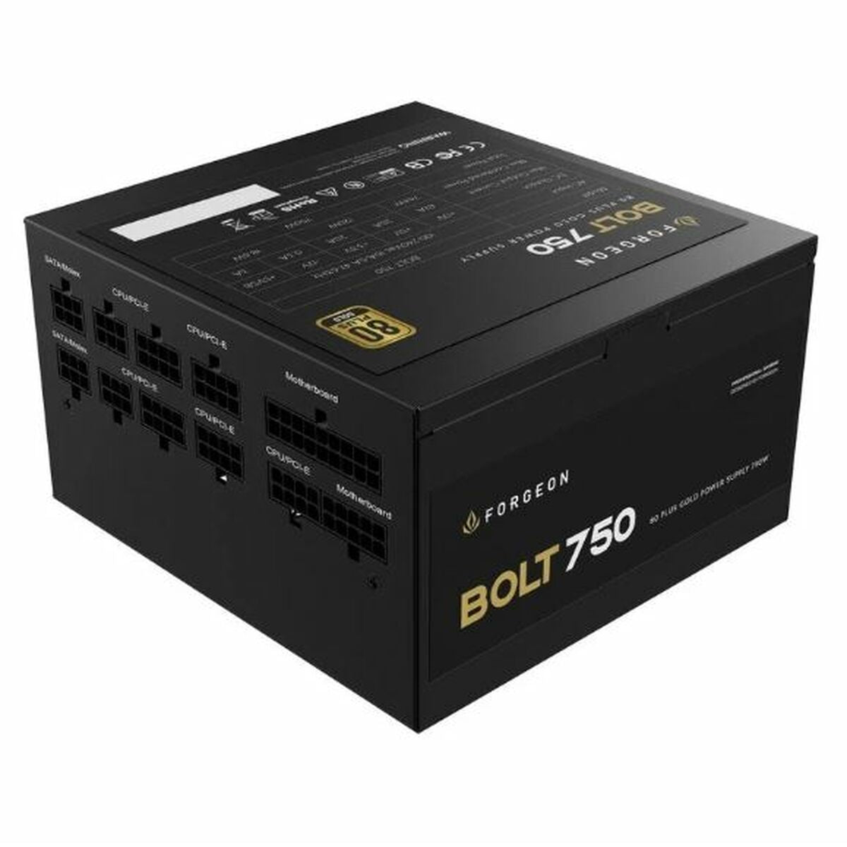 Power supply Forgeon Bolt 750 W 80 Plus Gold – Produktbild 1