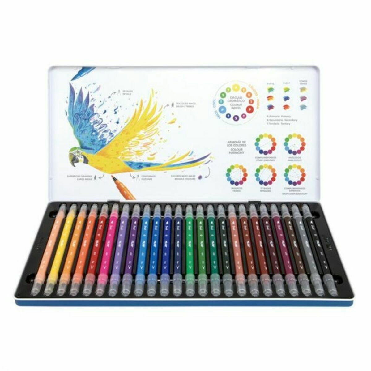 Set of Felt Tip Pens Milan 24 Teile – Produktbild 1