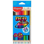 Maped Buntstifte Duo Farbe' Peps Mehrfarbig Doppelseitig