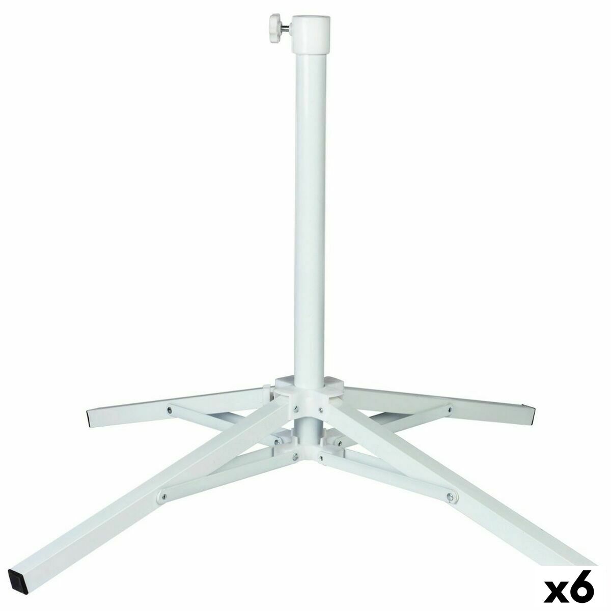 Base for beach umbrella Aktive Weiß Metall 65 x 60,5 x 65 cm (6 Stück) – Produktbild 1