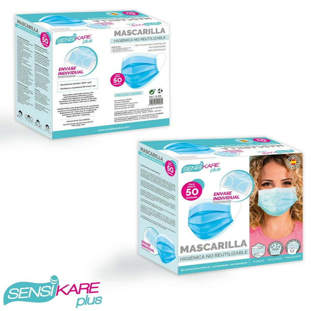 SensiKare Box aus Hygienisch masks