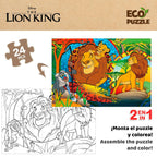 The Lion King Kinder-Puzzle Doppelseitig