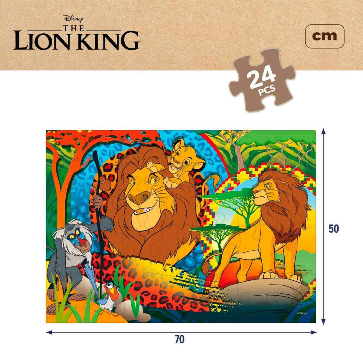 The Lion King Kinder-Puzzle Doppelseitig