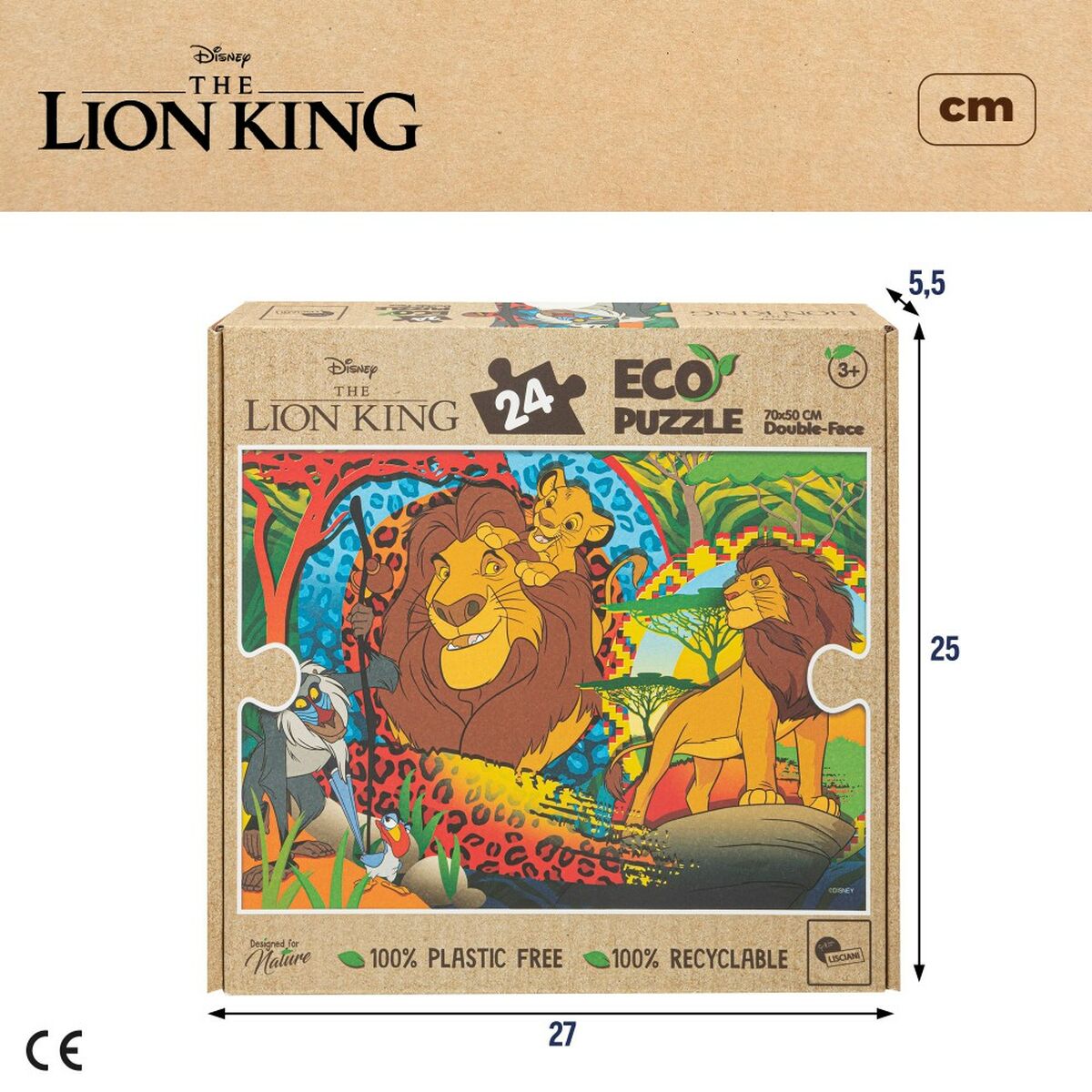 The Lion King Kinder-Puzzle Doppelseitig